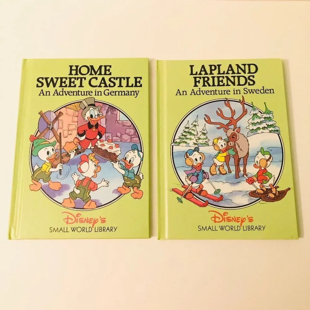 Disneys Small World Library Home Sweet Castle and Lapland Friends Books